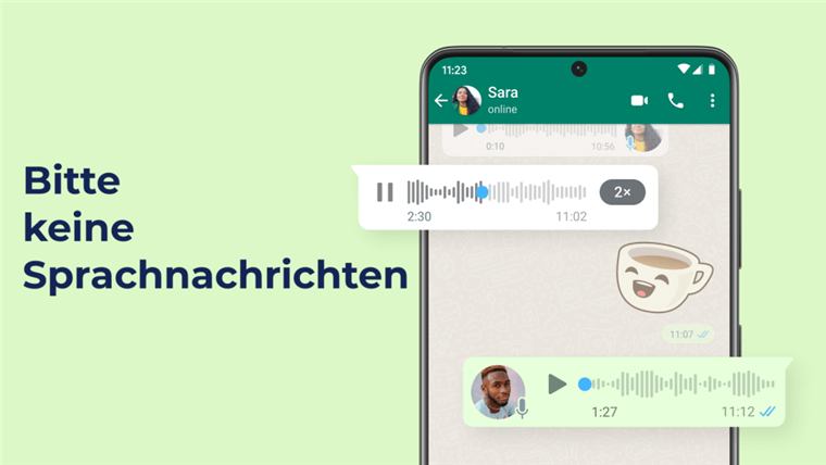 Warum ich keine Sprachnachrichten höre